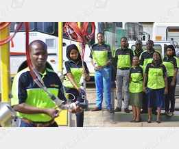Oasis Fill Valves at CNG service station for buses